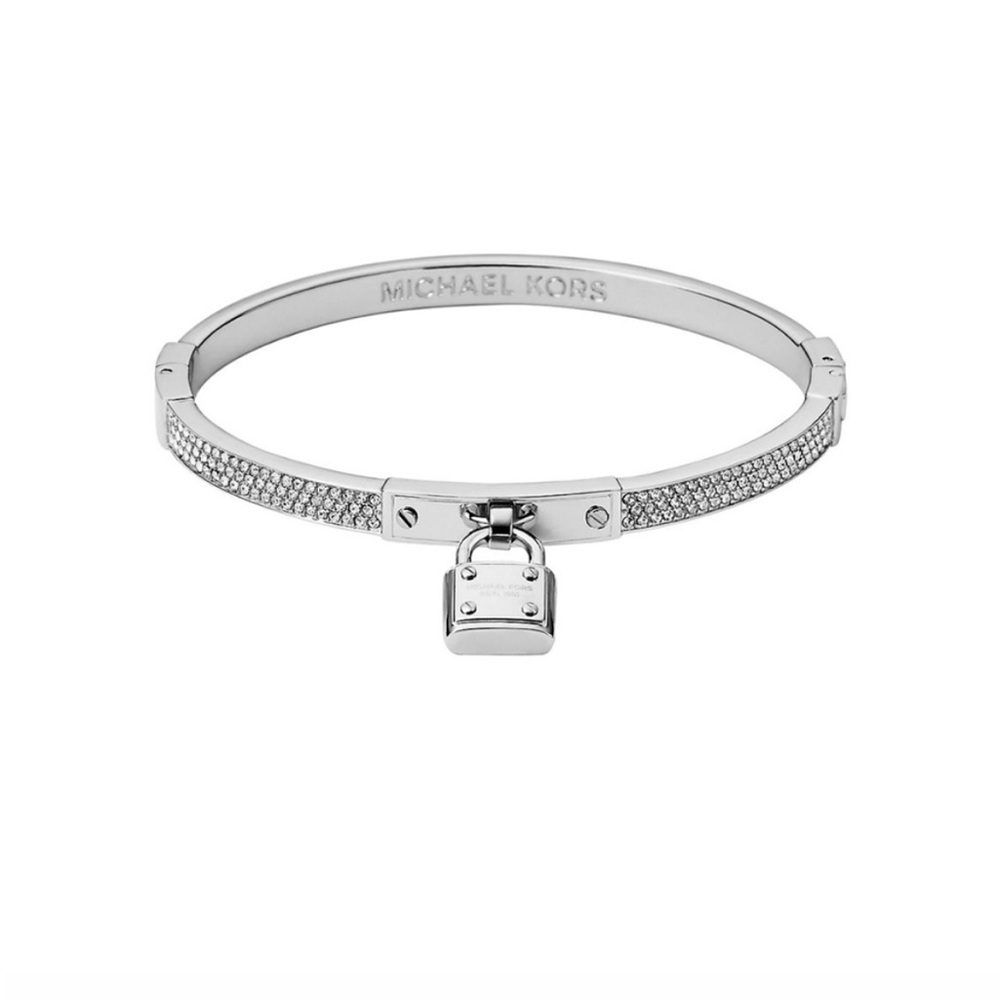 Michael Kors Silver Padlock Bracelet